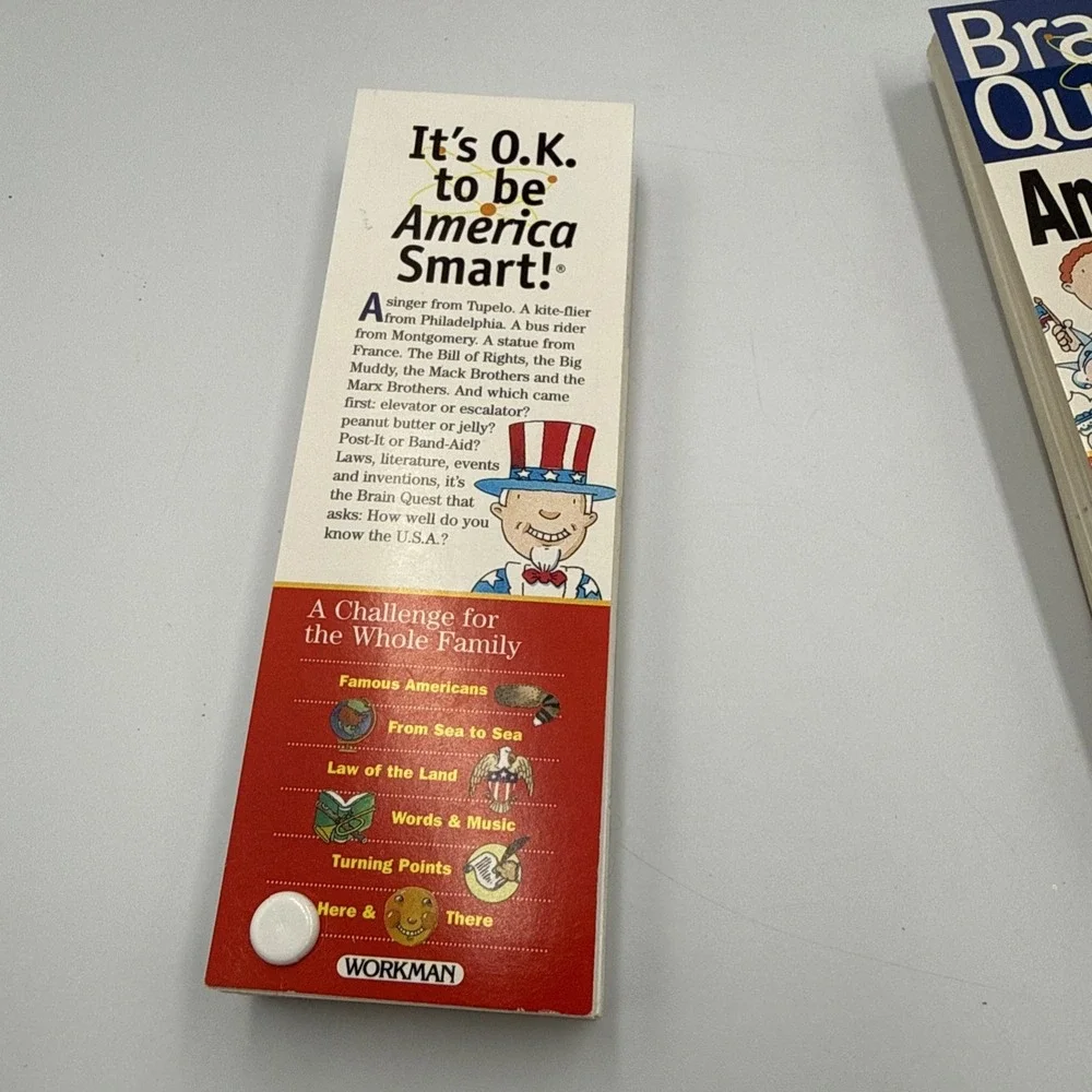 Brain Quest America Its ok To Be America Smart 850 Questions Answers Ages 9 Up